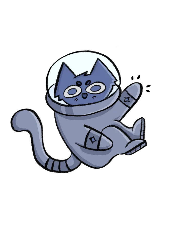 Cat-stronaut